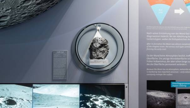 Jedan od najvećih mjesečevih meteorita izložen u Beču