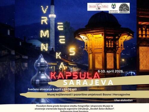 Jedinstven kulturni projekt "Vremenska kapsula Sarajeva" za Dan grada Sarajeva