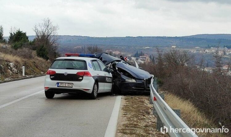 Jedna osoba poginula kod Mostara, povrijeđena trojica policajaca