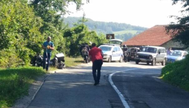 Jedna osoba teško povrijeđena u slijetanju motocikla