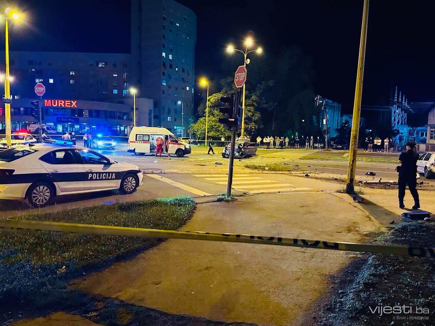 Jedna osoba teže povrijeđena u sinoćnjoj nesreći u Tuzli