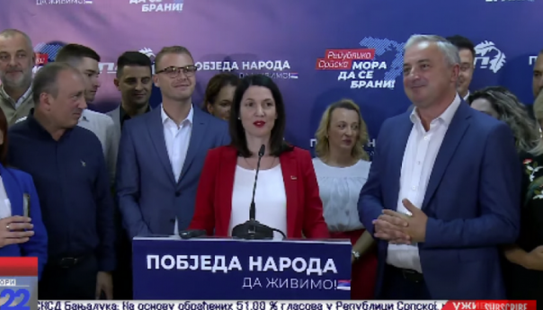 Jelena Trivić proglasila pobjedu za predsjednika RS