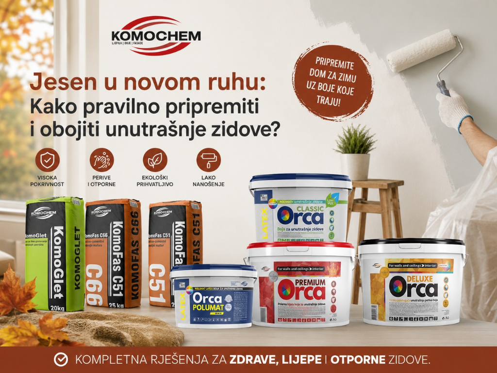 Jesen u novom ruhu: Kako pravilno pripremiti i obojiti unutrašnje zidove?