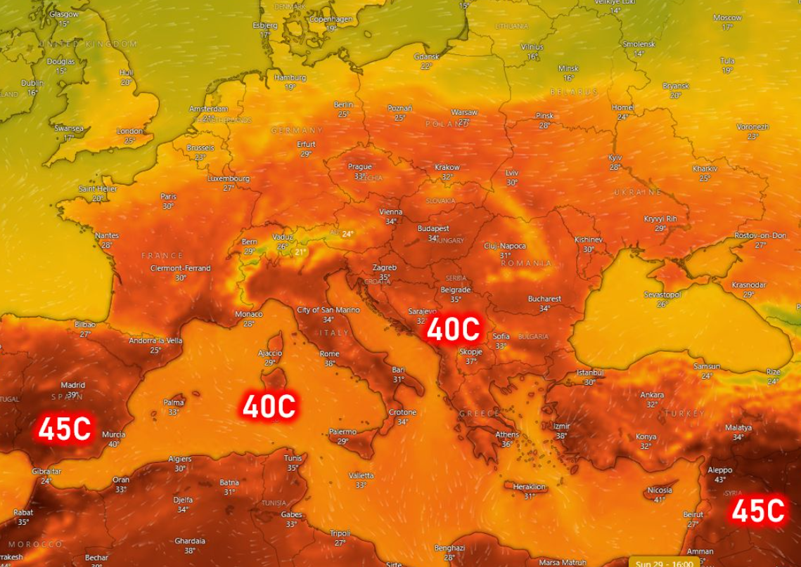 Jeste li spremni za temperature od 40 stepeni?