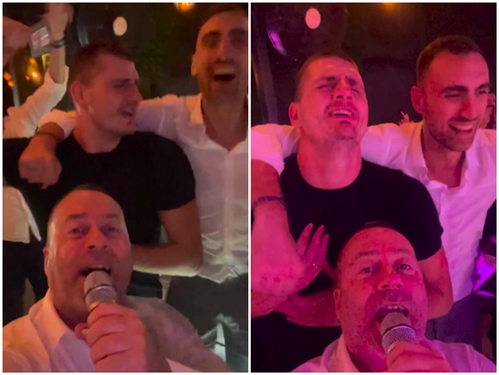 Video: Jokić i reprezentativci Srbije srebro proslavili uz Merlinov hit
