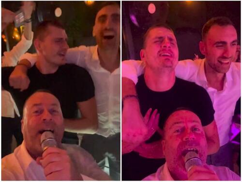 Video: Jokić i reprezentativci Srbije srebro proslavili uz Merlinov hit