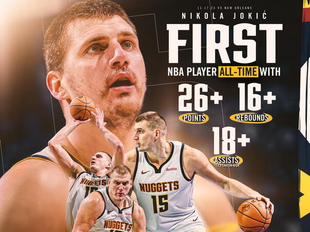 Jokić odigrao utakmicu kakvu niko dosad nije