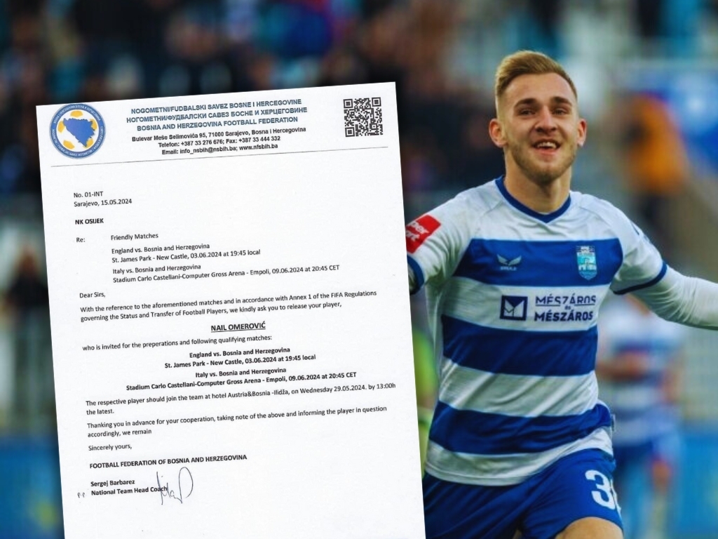Još jedan fudbaler naknadno dobio poziv u reprezentaciju BiH