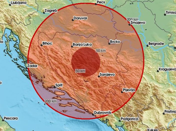 Još jedan zemljotres pogodio BiH
