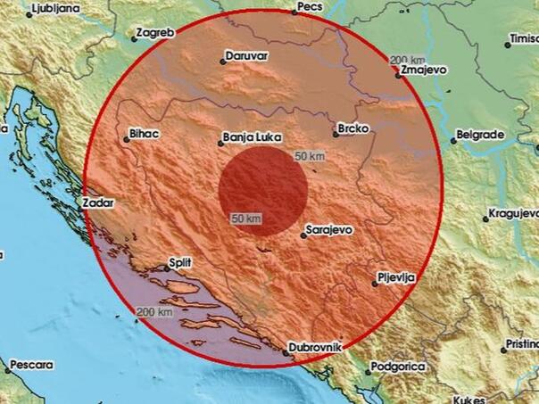 Još jedan zemljotres pogodio BiH