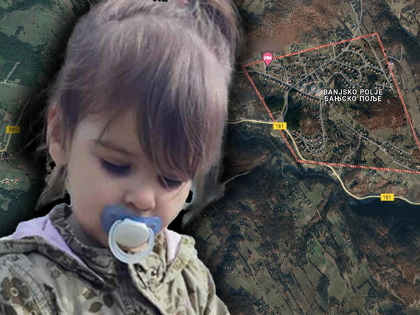 Još nema traga dvogodišnjoj djevojčici iz Srbije