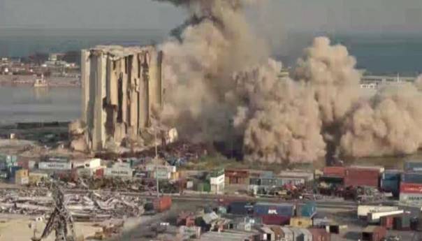 Još osam silosa sa žitom urušilo se u bejrutskoj luci