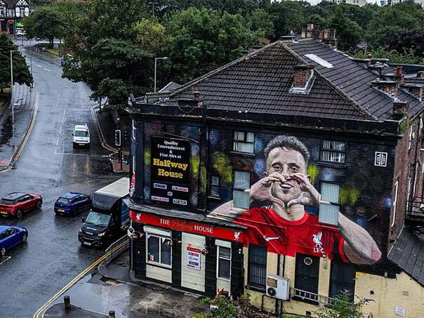 Jota dobio mural na kući u Liverpoolu