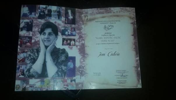 Jovo Čulić dobitnih književne nagrade Susreta 'Vezeni most'