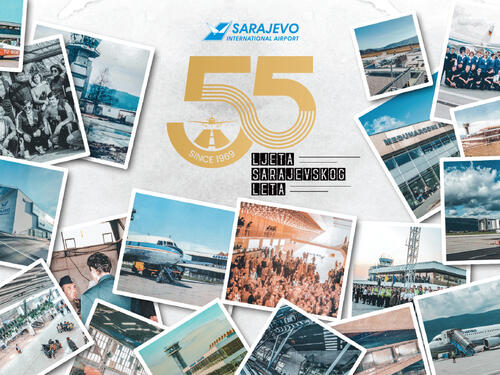Jubilej na Međunarodnom aerodromu Sarajevo: 55 ljeta sarajevskog leta
