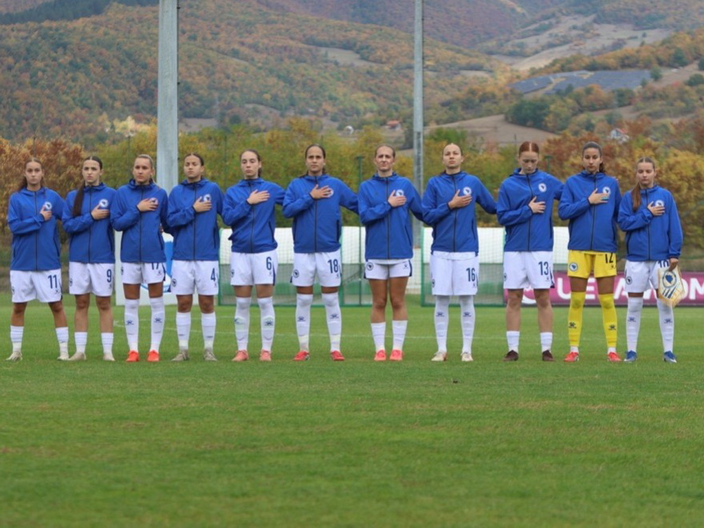 Juniorke BiH primile šest golova od Engleske i kvalifikacije završile bez bodova