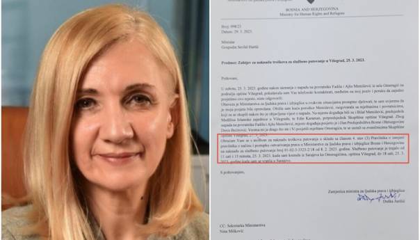Jurišić zatražila 12,5 KM naknade troškova za posjetu povratnicima u Višegradu