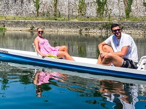 Jusuf Nurkić sa suprugom u Banjoj Luci kod Roberta Dacešina