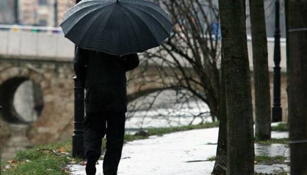 Jutros kiša u većem dijelu zemlje, tokom dana prestanak padavina