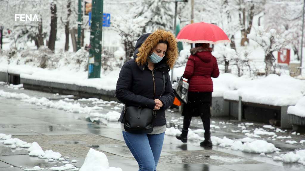 Jutros na Bjelašnici -10, u Neumu 9 stepeni, danas kiša, susježica i snijeg