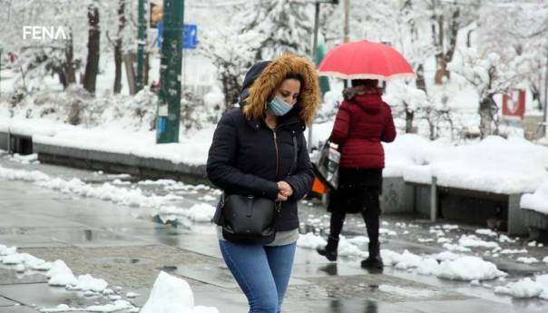Jutros na Bjelašnici -10, u Neumu 9 stepeni, danas kiša, susježica i snijeg