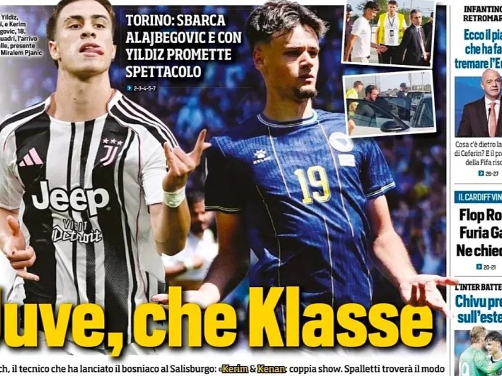 "Juve, kakva klasa!": Alajbegović na naslovnici Tuttosporta uz Yildiza