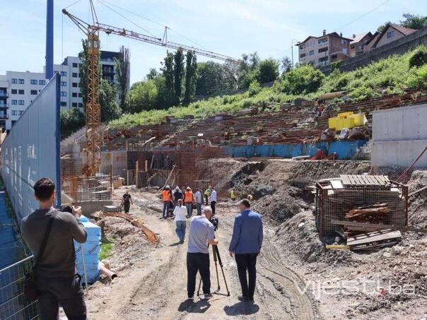 Južna tribina Grbavice gotova do kraja godine, riješen problem sa kanalizacijom