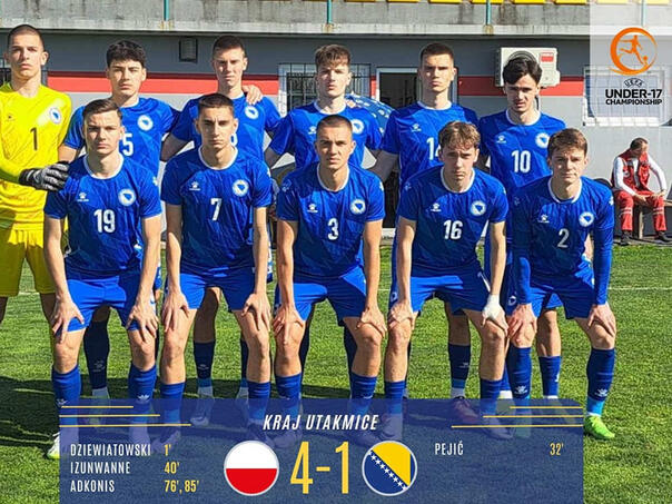 Kadetska reprezentacija BiH ubjedljivo poražena od Poljske