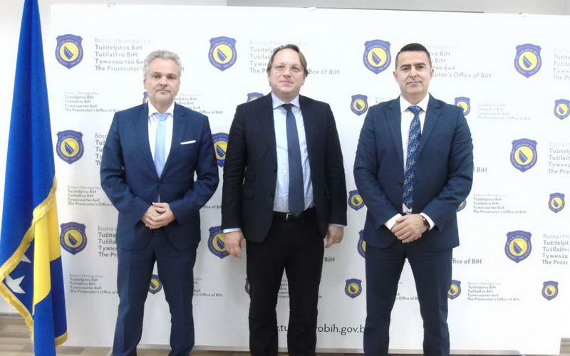 Kajganić i Varhely razgovarali o aktivnostima Tužiteljstva BiH