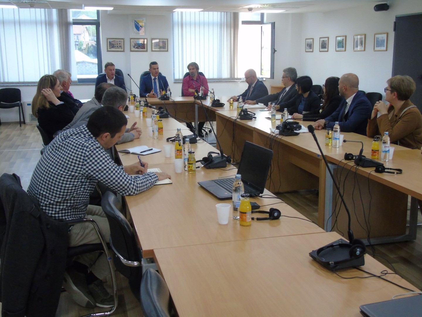 Kajganić sa delegacijom iz Srbije o procesuiranju ratnih zločina
