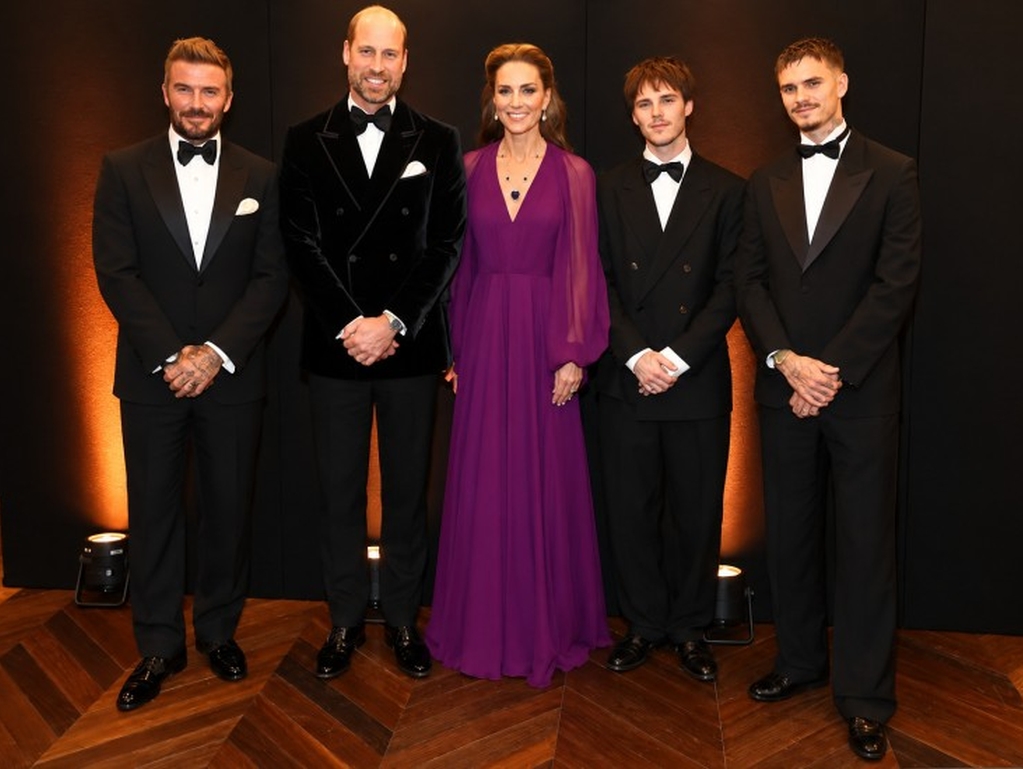 Kakav susret u Londonu: Kate i William pozirali sa Beckhamom i sinovima