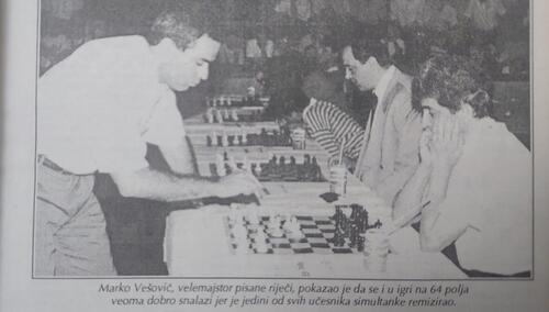 Kako je Vešović remizirao sa Kasparovom?