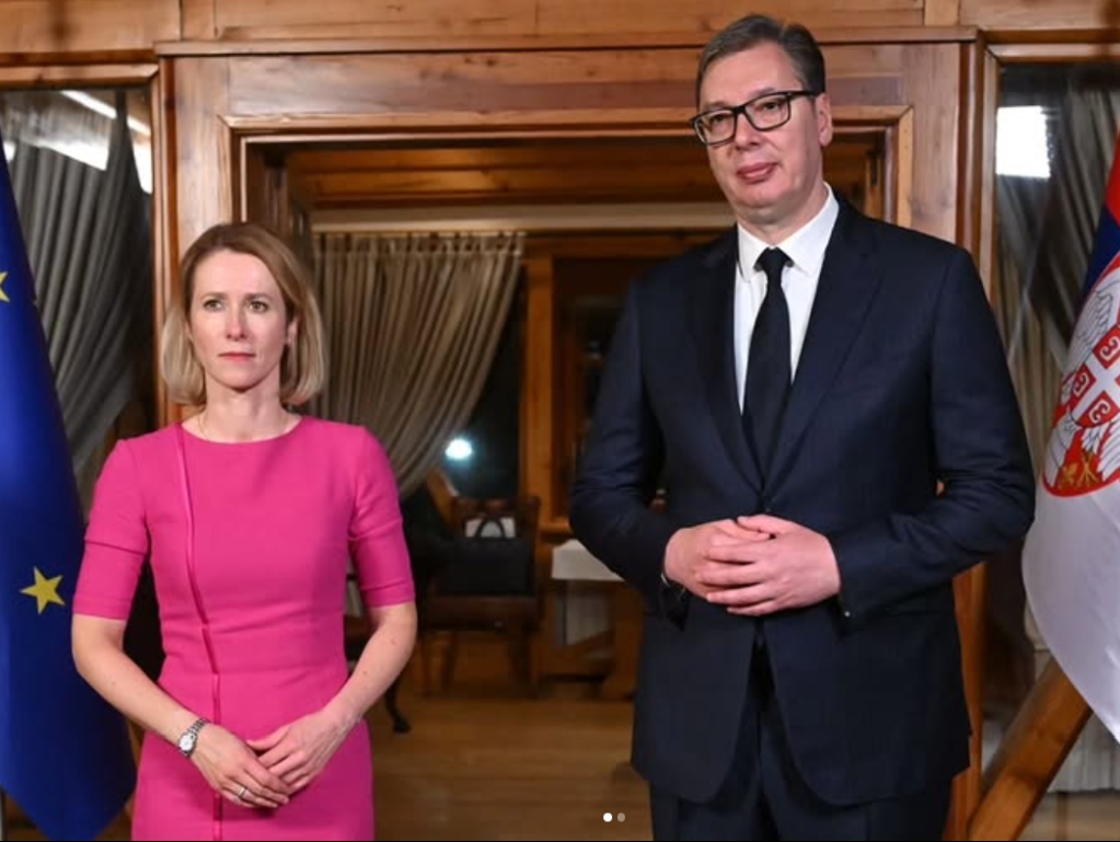 Kallas se sastala sa Vučićem: Želim vidjeti kako Srbija ide ka EU
