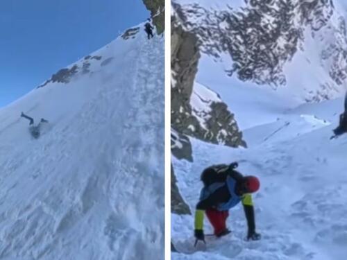 Strašan pad planinara u Poljskoj