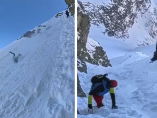 Strašan pad planinara u Poljskoj