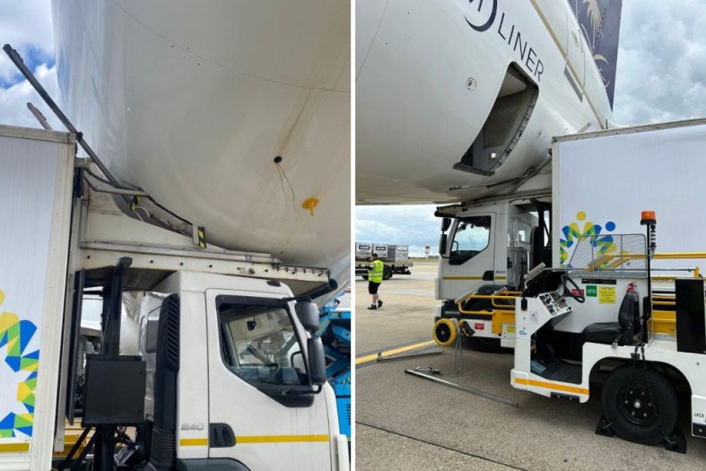 Kamion se zabio u Boeing na pisti aerodroma u Londonu