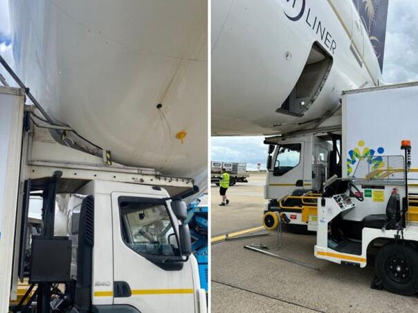 Kamion se zabio u Boeing na pisti aerodroma u Londonu