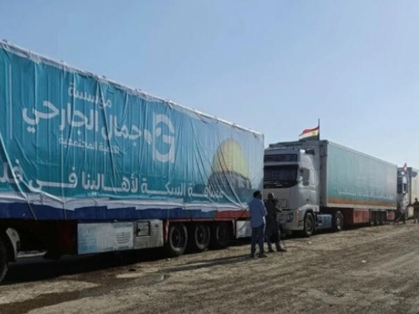 Kamioni s humanitarnom pomoći prvi puta ušli u Gazu sa sjeverne granice