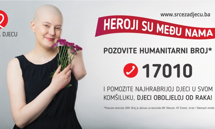 Kampanja 'Heroji su među nama' za djecu koja se bore protiv raka