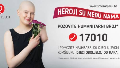 Kampanja 'Heroji su među nama' za djecu koja se bore protiv raka