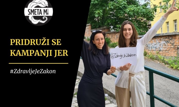 Kampanja #ZdravljeJeZakon za podršku zakonu o kontroli duhana