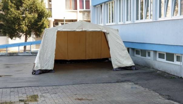 Kantonalna bolnica Goražde: Postavljen šator za trijažu