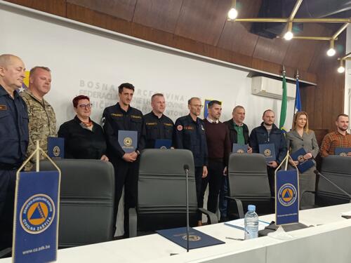 Kantonalni štab civilne zaštite ZDK dodijelio priznanja i nagrade zaslužnima