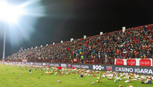 Kao na stadionu Bešiktaša: Pogledajte koliko igračaka su donijeli navijači Veleža