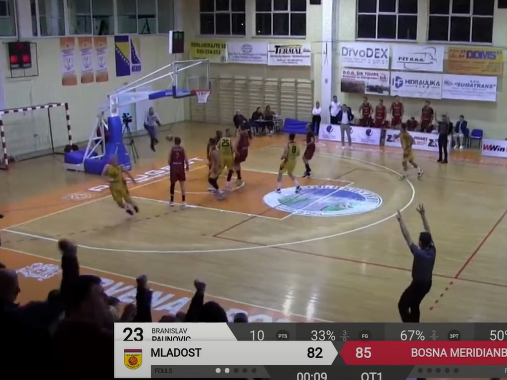 Kao u NBA ligi: Nevjerovatan poraz Bosne u Mrkonjić Gradu