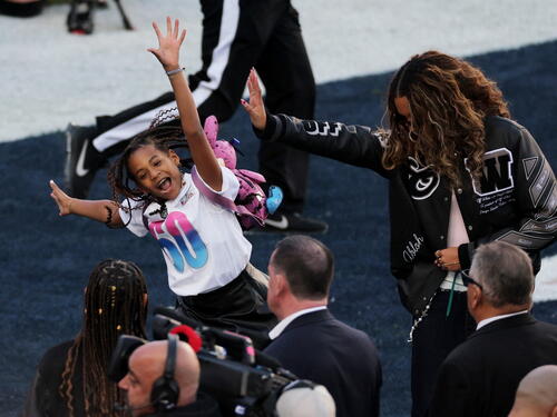 Kćeri Beyoncé i Jay-Z-ja ukrale pažnju na Super Bowlu