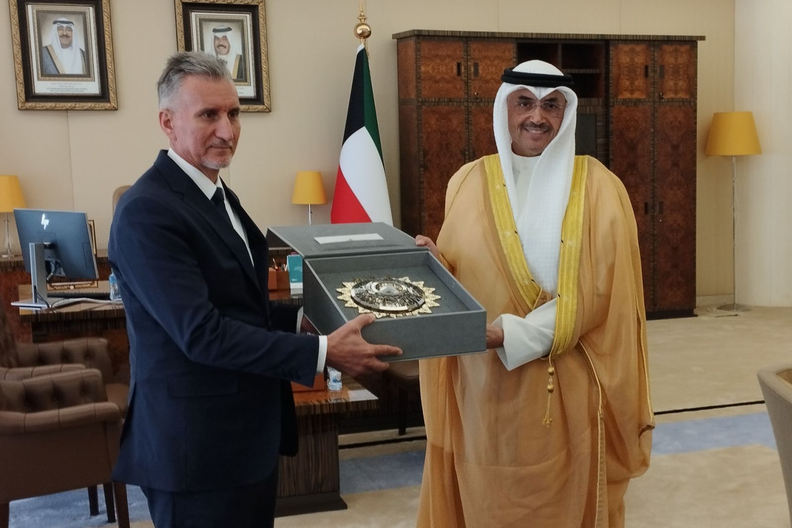 Kemal Ademović u posjeti Kuvajtu