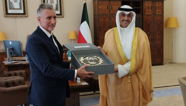 Kemal Ademović u posjeti Kuvajtu