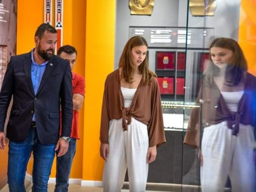 Kenan Magoda ugostio Lanu Pudar u Olimpijskom muzeju