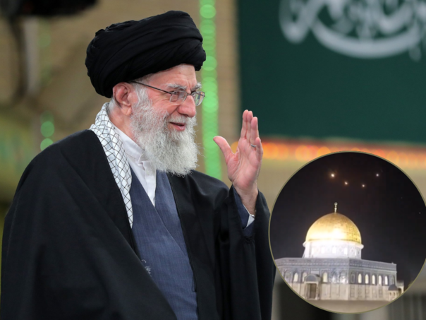 Khamenei objavio snimak raketa iznad Jerusalema: Bit će u muslimanskim rukama